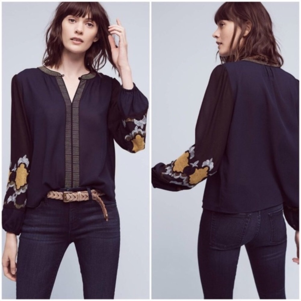 Anthropologie Vanessa Virginia Blouse - Picture 8 of 8